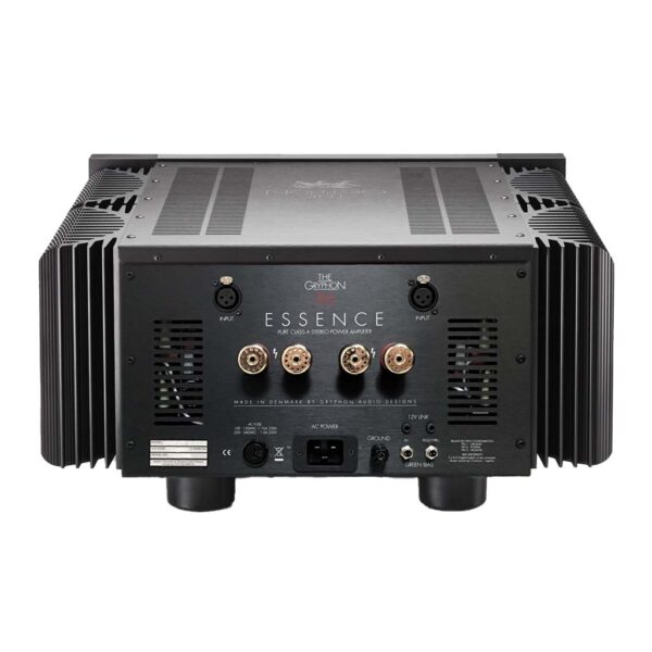 Gryphon Audio Essence Stereo Power Amplifier rear view