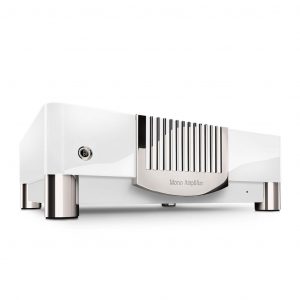 The white variant of the MBL N15 Amplifier