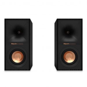 Klipsch R-40M Bookshelf Speakers studio shot